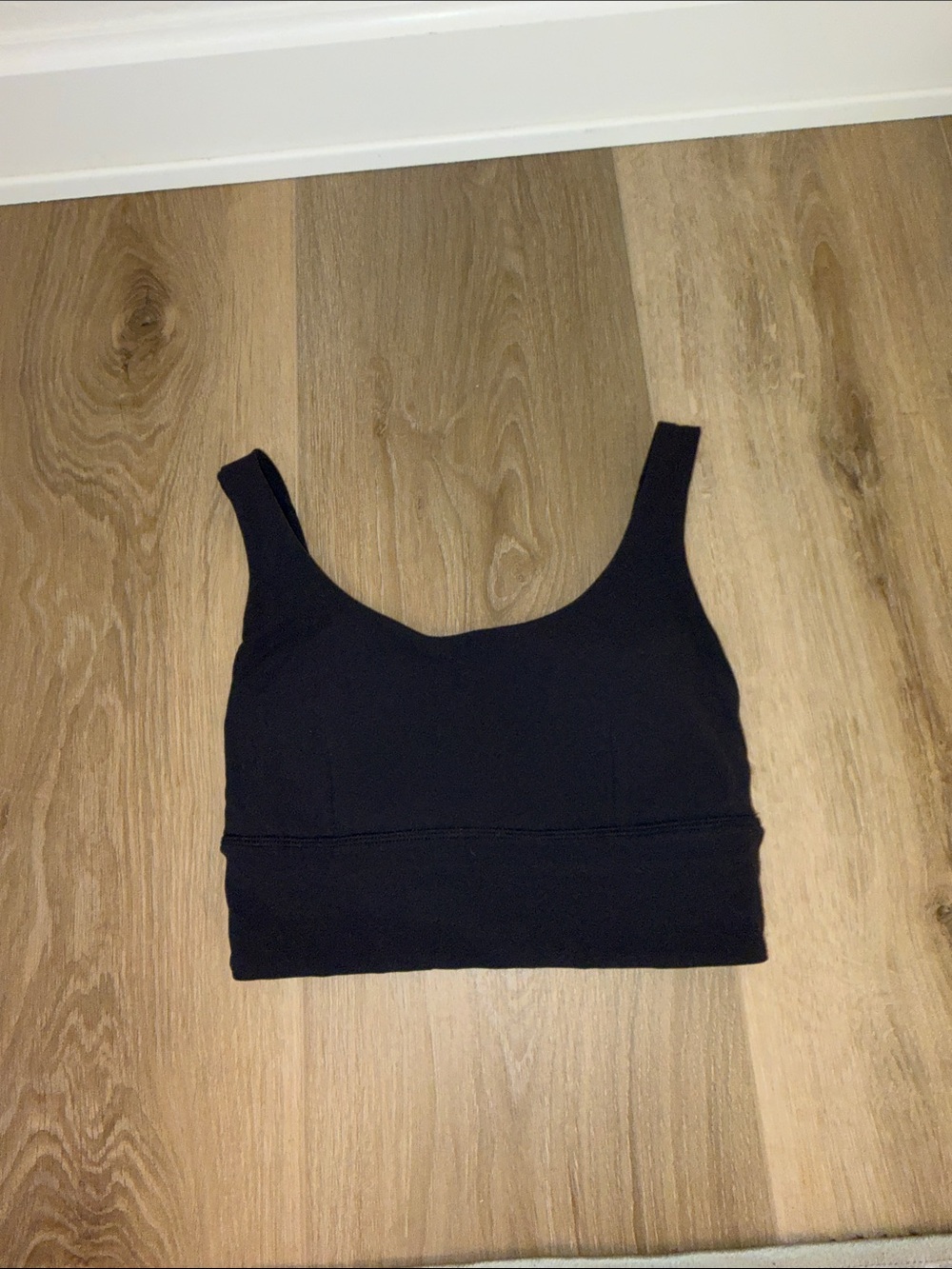 lululemon athletica Black Scoop Sports Bra